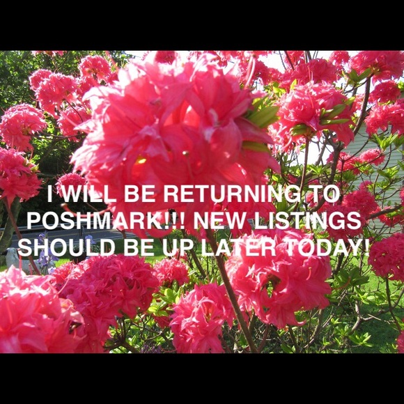 RETURN TO POSHMARK!! - Picture 1 of 1